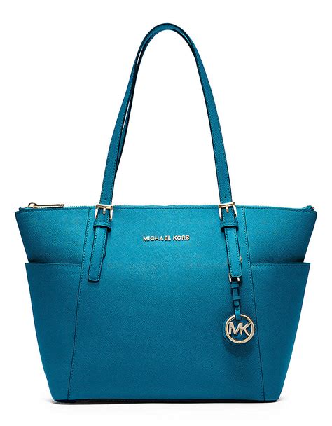 michael kors aqua purse|michael kors leather tote.